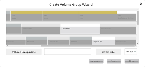 Create Volume Group