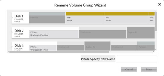Rename Volume Group